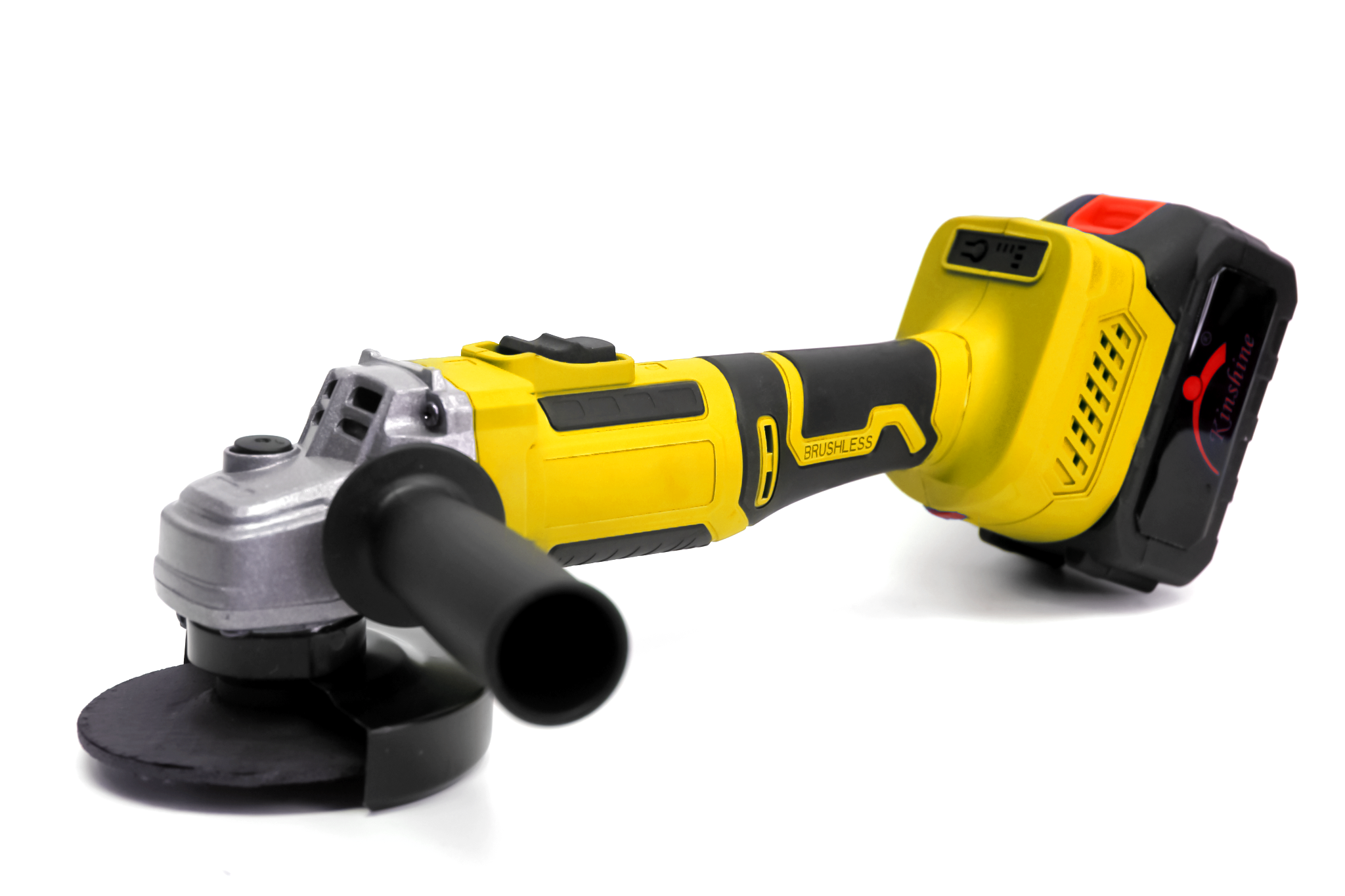 21V Cordless Angle Grinder with Grinding Wheels, 8500rpm Power Electric Grinders, Brushless Motor, Cutting/Deburring Grinder Tool