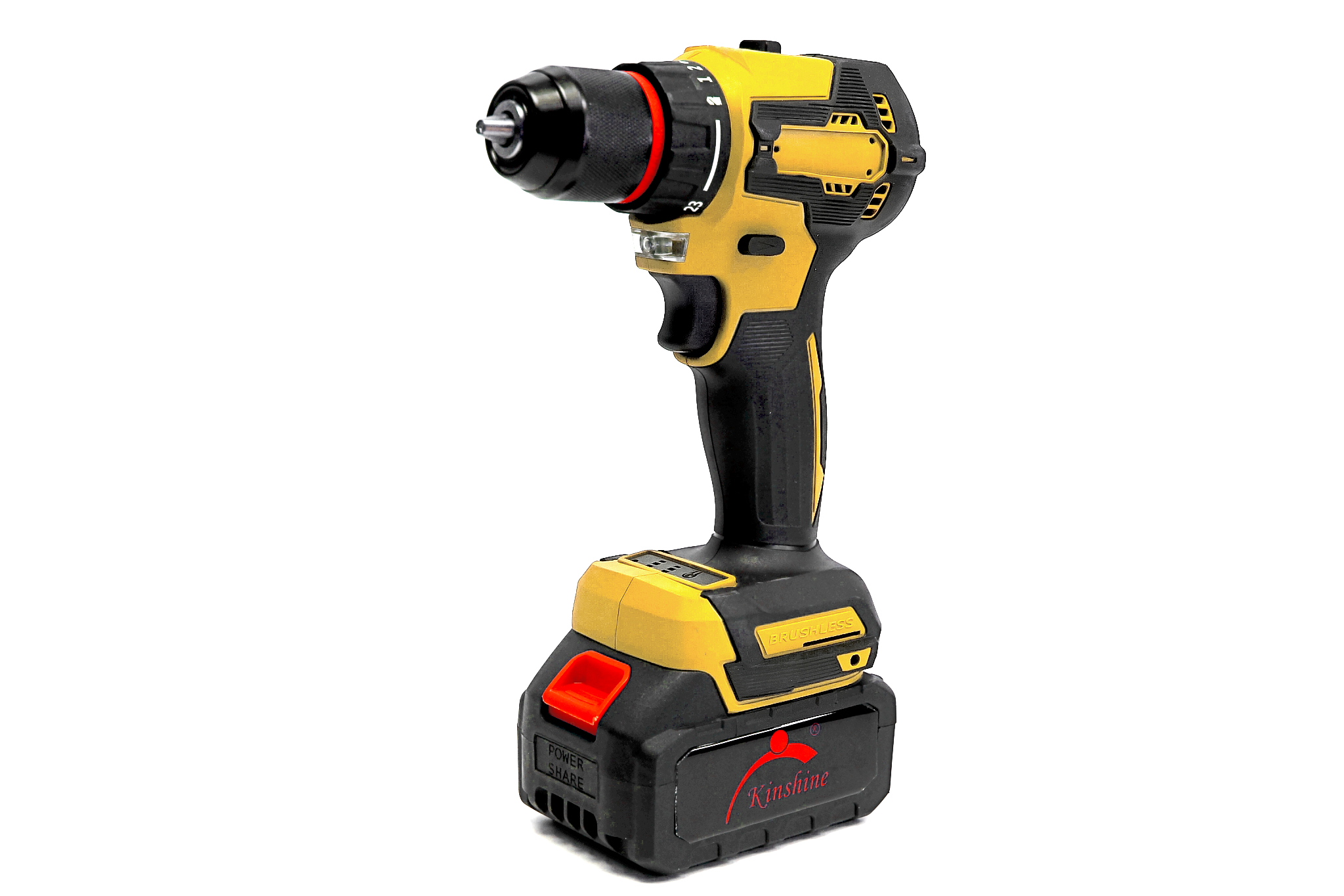 21V Cordless Impact Driver Brushless Drill Set, 18+1 Torque Settings, 2-Speed Adjustable Battery Power Screwdriver Driver for Plastic, Wood, Metal, Screws