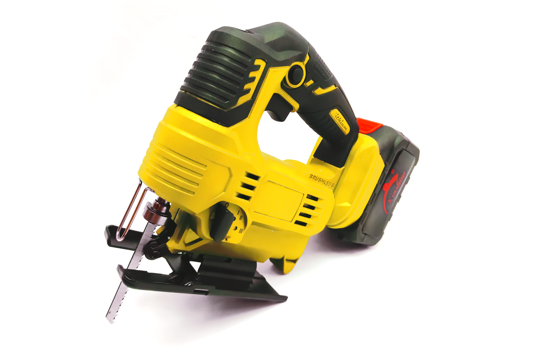 21V Cordless Jigsaw with Battery, Variable Speed, 3-Speed Settings (1000/2000/2900 RPM), Ideal for Wood, Metal, and PVC Cutting