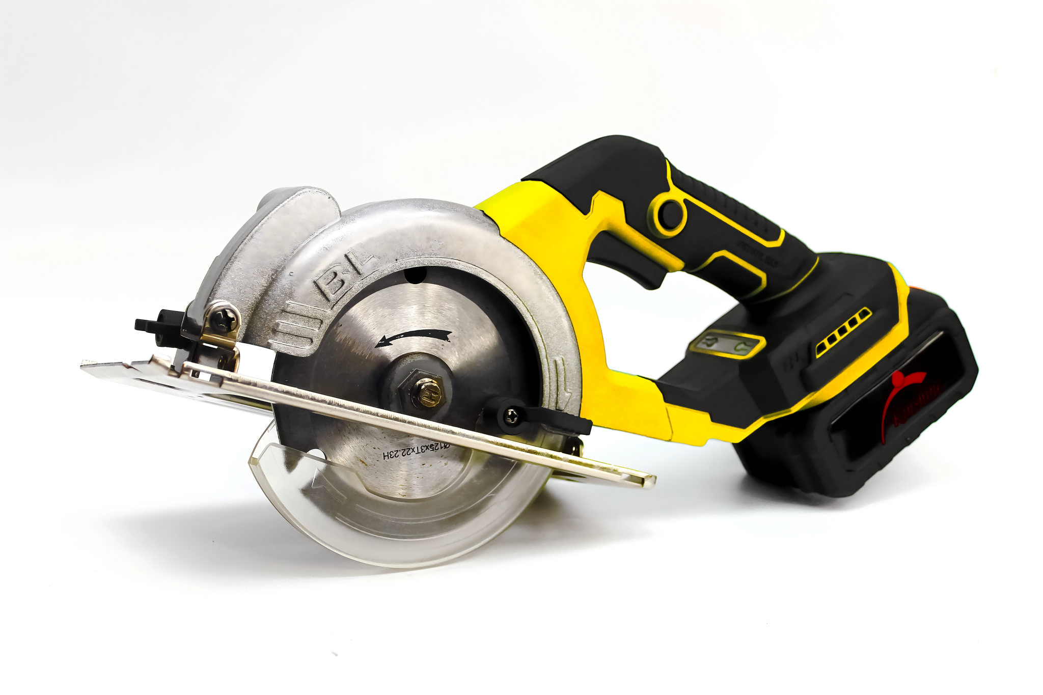 21V Circular Saw, Brushless Circular saw Cordless, 4500 RPM, Adjustable Cutting Depth 45°/90°, With Battery