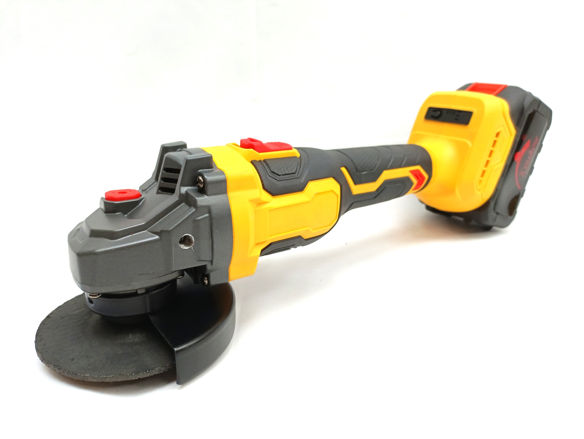 Cordless Angle Grinder, Grinder Tool 8500 RPM Brushless Power Motor, Metal Grinder with Auxiliary Handle for Cutting, Grinding, Polishing