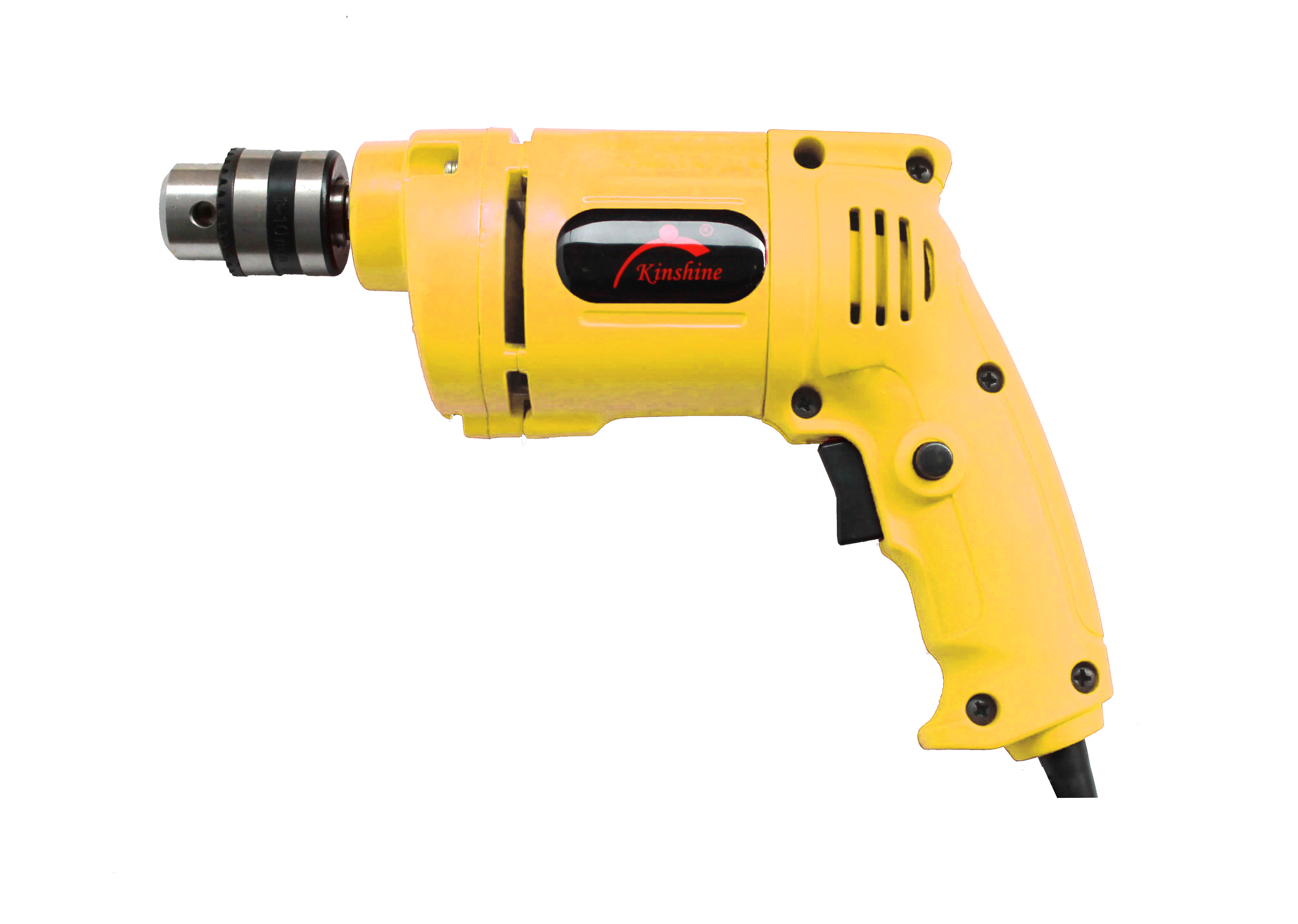 Corded Power Drill, 2000RPM Electric Drill, Robust Construction, Ergonomic Handle, Great for Home Repairs and Jobs