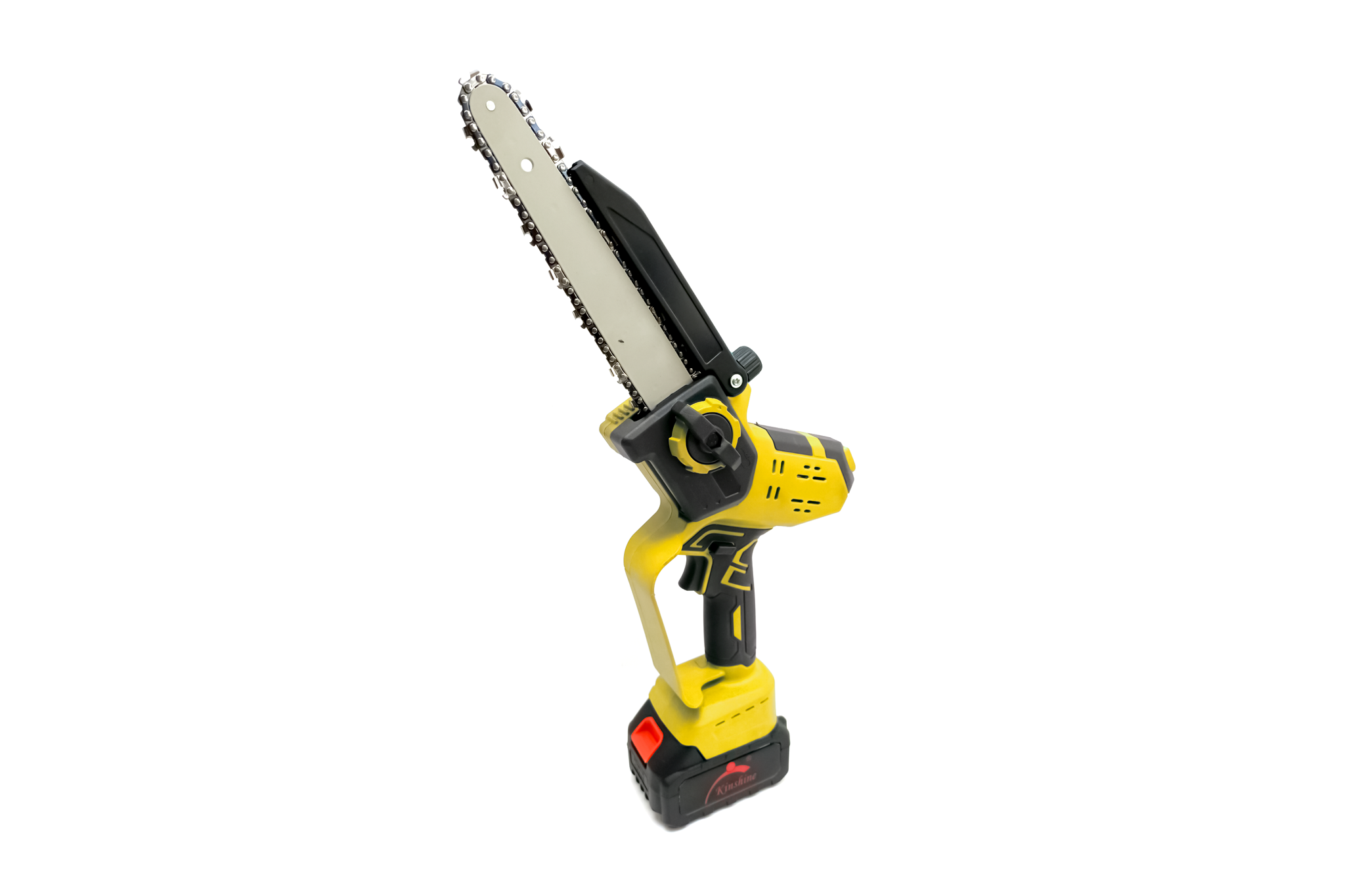 21V MAX Cordless Chainsaw Kit, 8-10Inch Chainsaw, Eco-Friendly Battery Chainsaw with Low Noise and High Torque for Homeowners