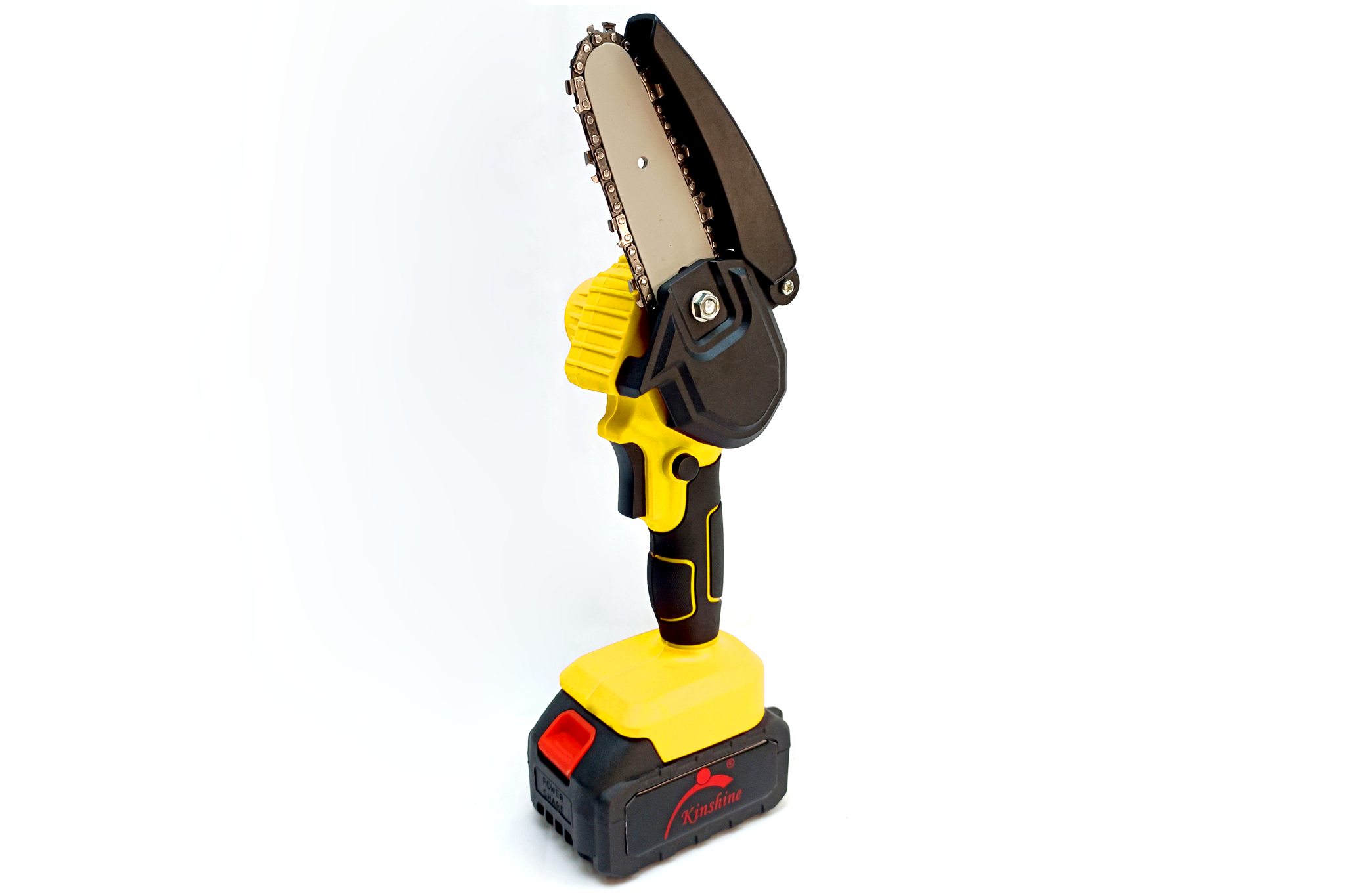 21V Mini Chainsaw Cordless 4-6Inch, Portable Battery Chainsaw with Quick-Charge Function for DIY Projects，Tree Trimming Wood Cutting