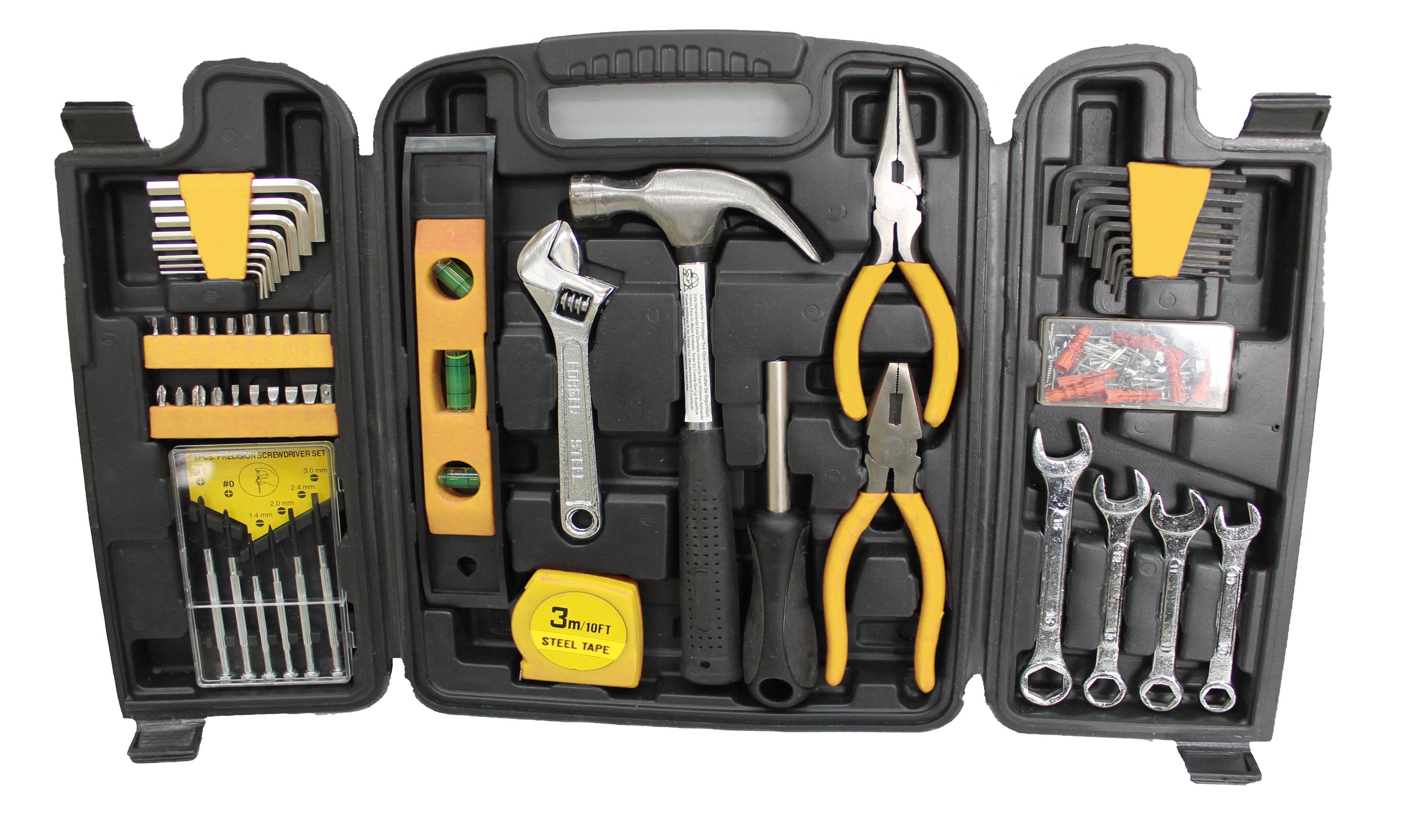 CARTMAN 54 Piece Automotive and Household Tool Set Perfect for Car Enthusiasts and DIY Home Repairs