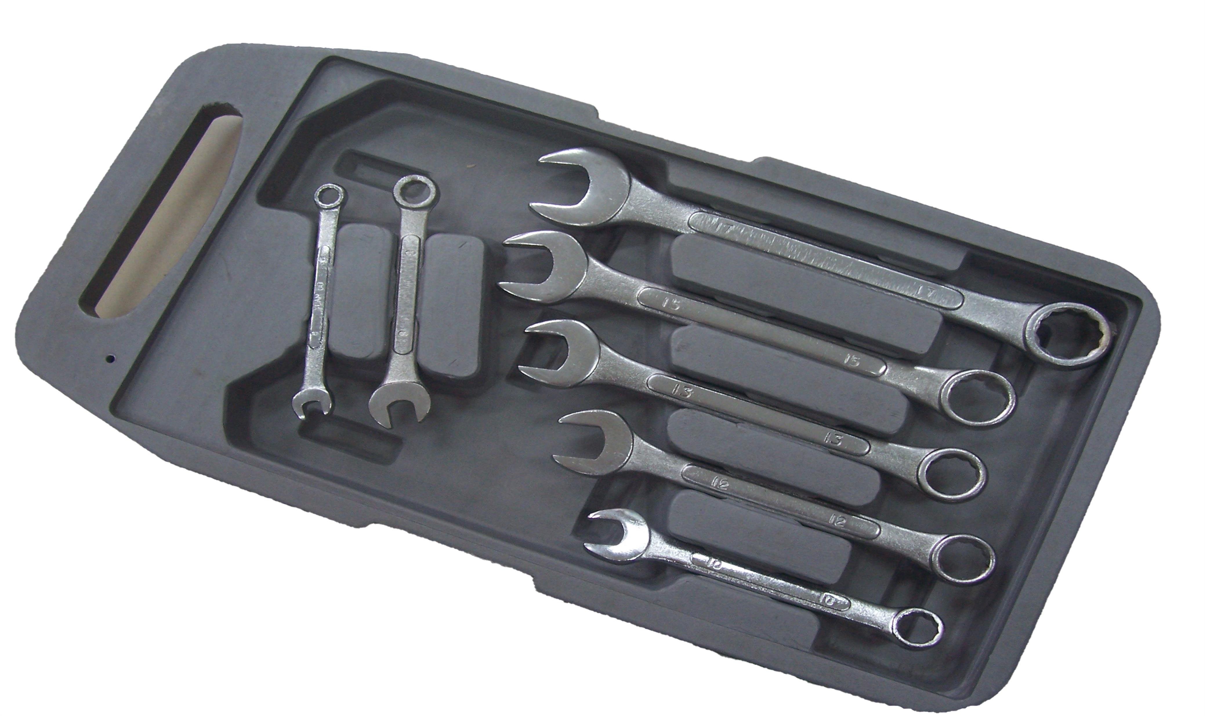 7-Piece Combo Wrench Set (6-14mm) – Heavy-Duty, Compact for Auto, DIY & Industrial Use.