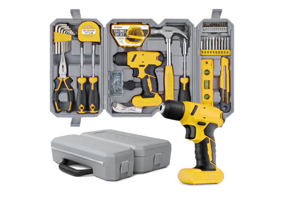 109PC Tool Set Electrician & Home Repair Tool Kit with 6” Torpedo Level, 50mm Bits – Precision for DIY, Plumbing & Electrical