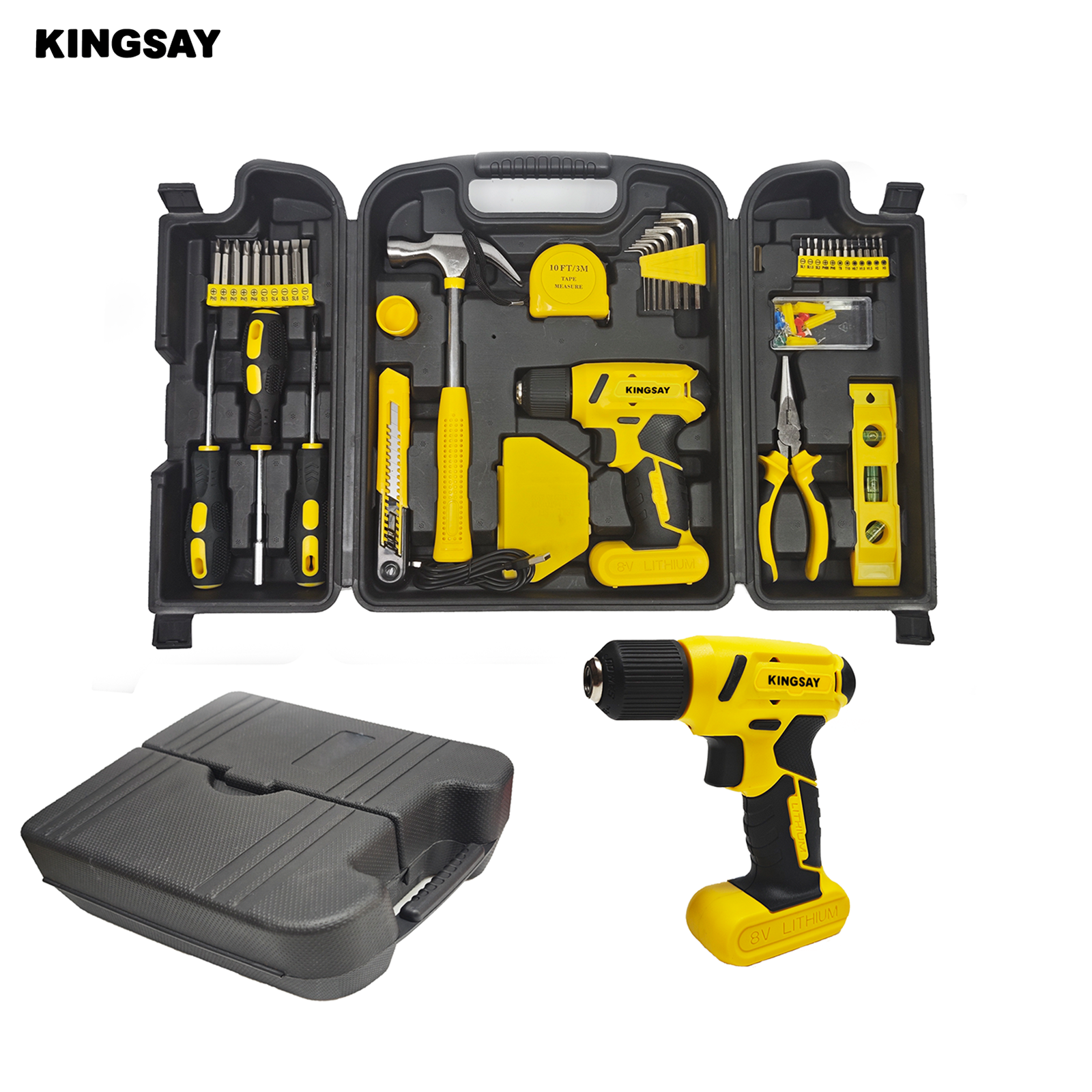 8V Lithium Drill Tool Kit